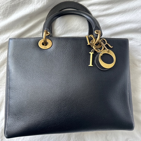 Authentic Vintage Large Lady Dior - Picture 1 of 12